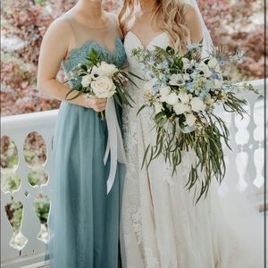 RenzRags Blue Bridesmaids Dress